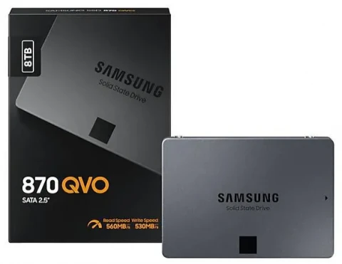 Samsung 8TB 870 QVO 2.5" SATA III Internal SSD For Speedup